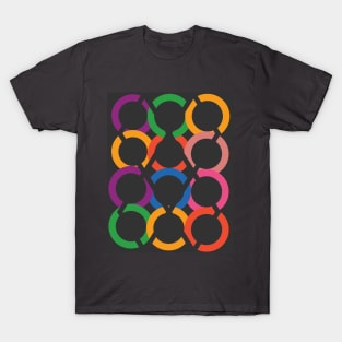 Abstract graphic art circle forms. T-Shirt